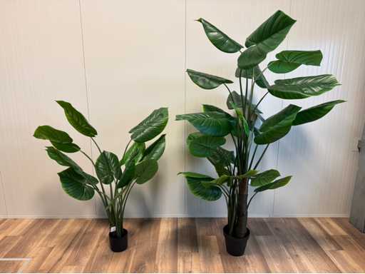 Sztuczna roślina Real touch Philodendron (2x)