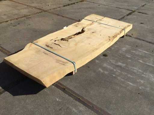 Tree trunk Table top Cedar 2570 x 980 x 90 mm