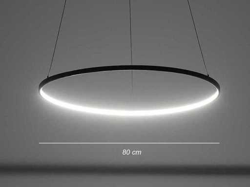 4 x Aurora 80 design armatuur zwart