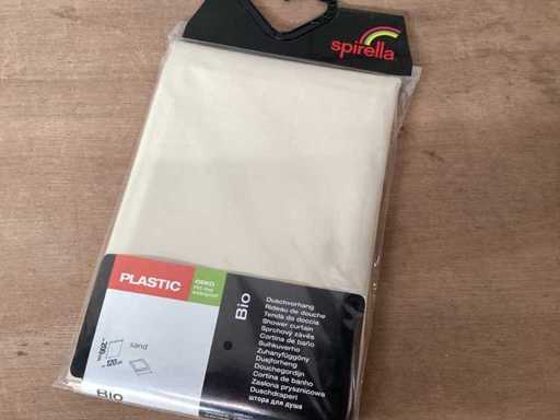Zasłona prysznicowa Spirella Bio Sand 120x200 cm (67x)