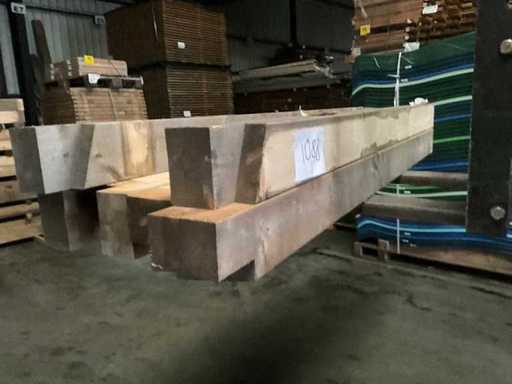 Spruce pole - 220x14x14 cm (6x)