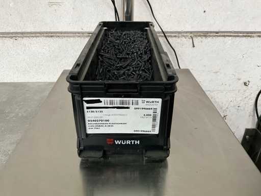 Würth 9,57 kg Vite in lamiera svasata 4,2 x 25 in contenitore impilabile
