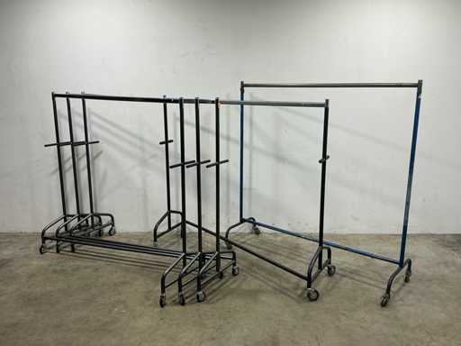 Mobile clothes rack (5x)