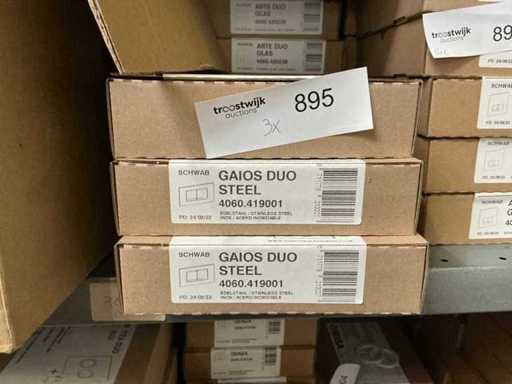 Schwab Gaios duo steel Drukplaat (3x)