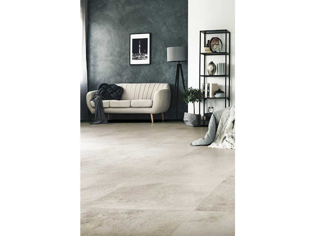 Tegel verouderd wit 80x80cm gerectificeerd, 102.4m2