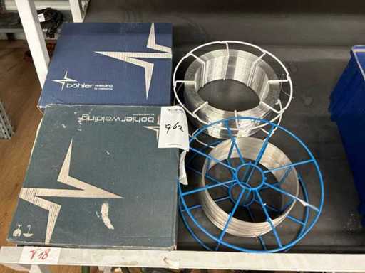 Roll of welding wire (4x)