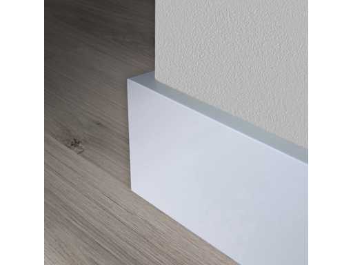 MDF Skirting board wood White 120m