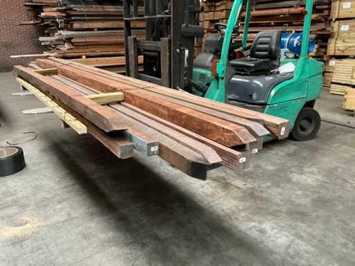 Partij Azobé hardhouten palen