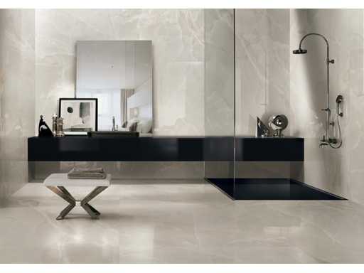 Płytki podłogowe 86,4m2 Luxury Onyx White błyszczące 60x120cm prostowane