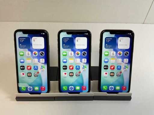 Apple iPhone 11 - 64 Go / 128 Go - Noir (3x)