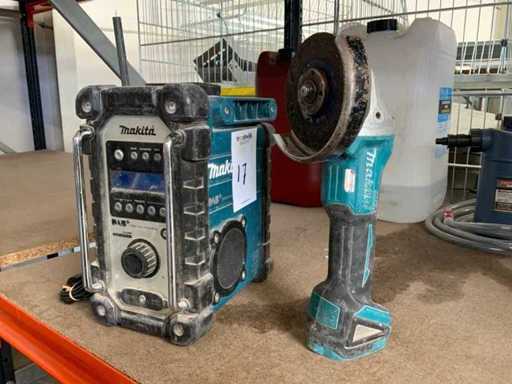 Makita Construction Radio și Polizator Unghiular