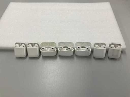 Apple - AirPods Pro 1, AirPods 1, AirPods 2 z etui ładowającym (13x)