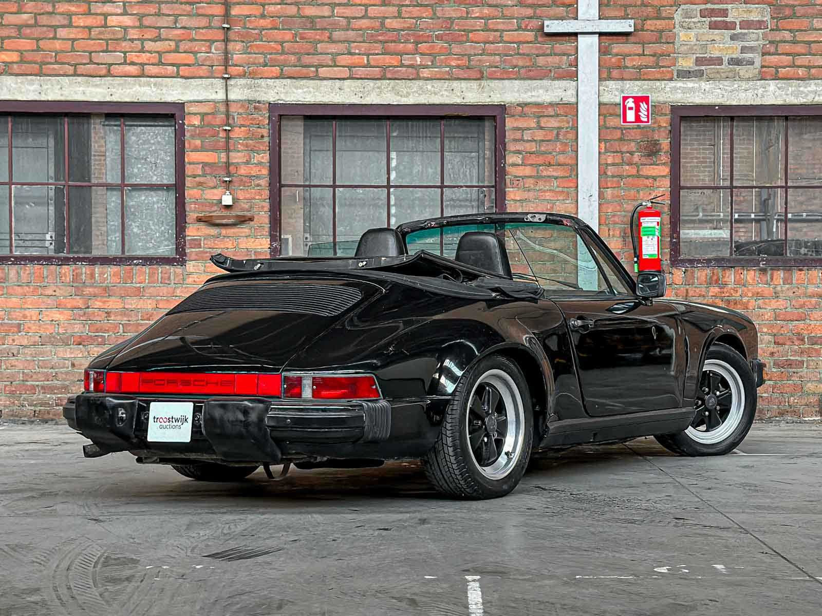 Porsche 911 Carrera 3.2 Cabriolet 230pk 1985