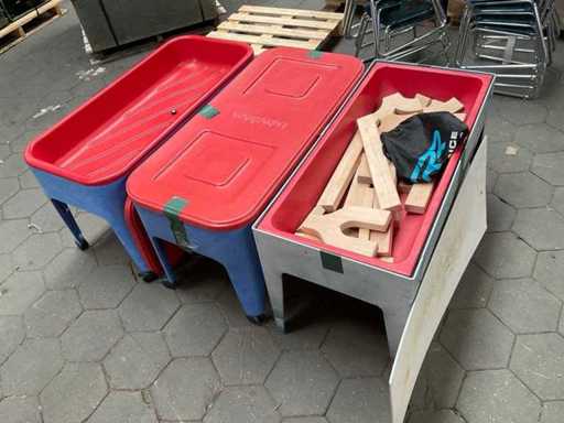 Sandwasser-Spieltisch (3x)
