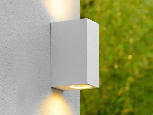 Wandlamp GU10 duo fitting waterdicht(8x)