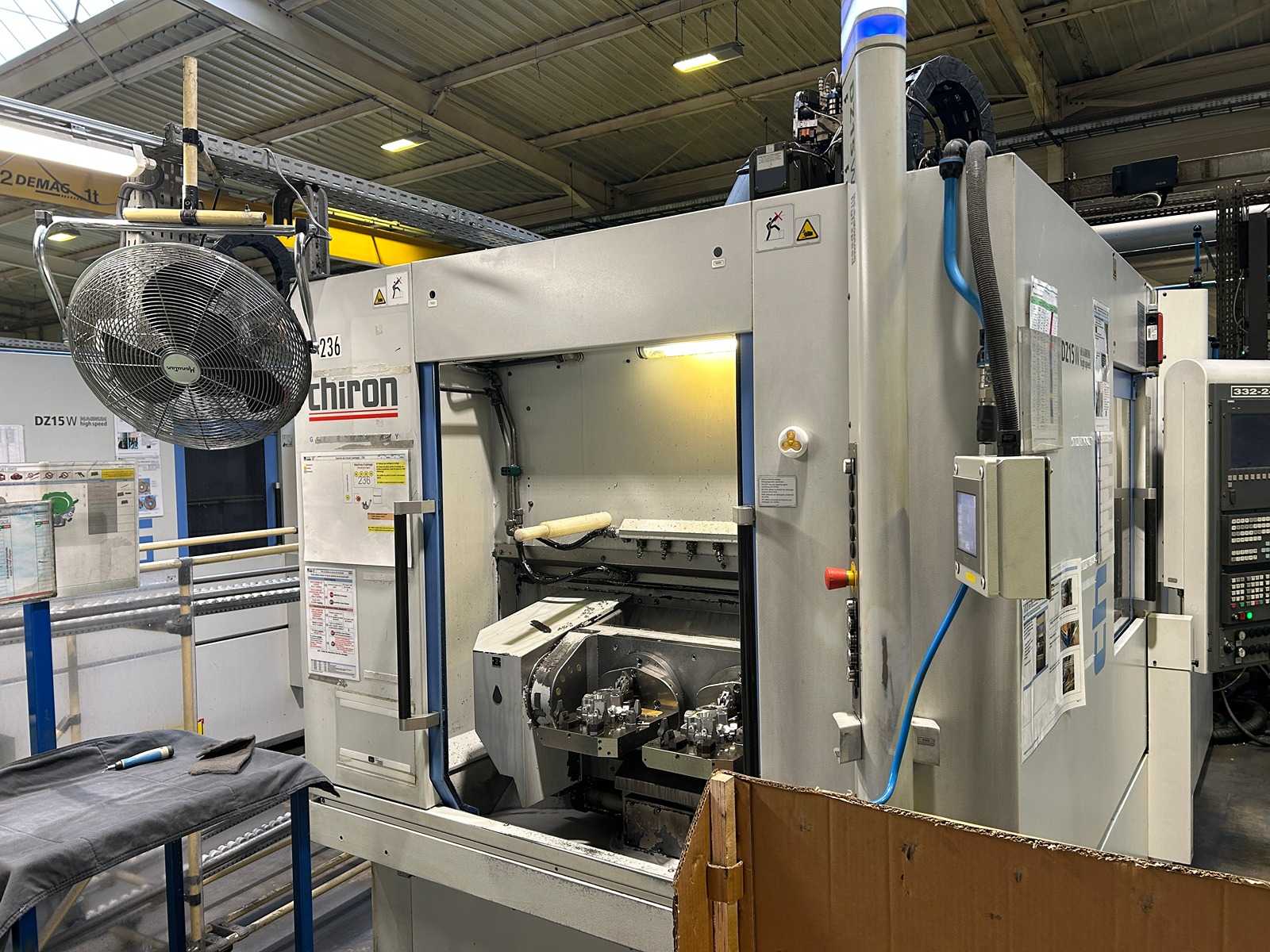 CHIRON DZ15WM HS 5-Axis High Speed Dual Spindle Horizontal CNC Machining Center