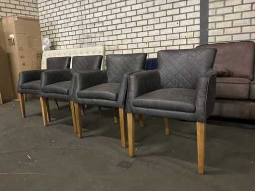 Sedia da pranzo Rivièra Maison Pellini (4x)