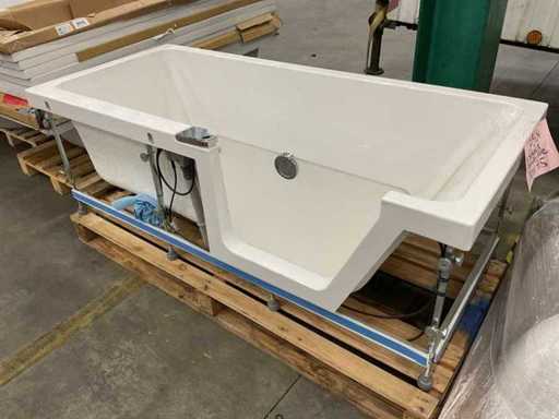 Bagno Scorrevole Scorrimento Duscholux Step-In Pure 170x75cm