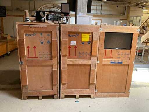 Hytera Wooden transport box (3x)