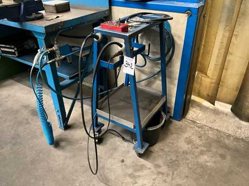 Pneumatyczne ułożenie szlifowania sworzni