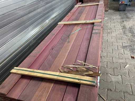Purple Heart – Hobelplanke – 3350-4300x120x21mm (84x)