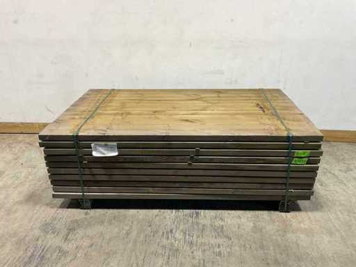 Weichholzbalken, gehobelt 45x95x1910 mm – KDI brauner S4S R3 (120x)