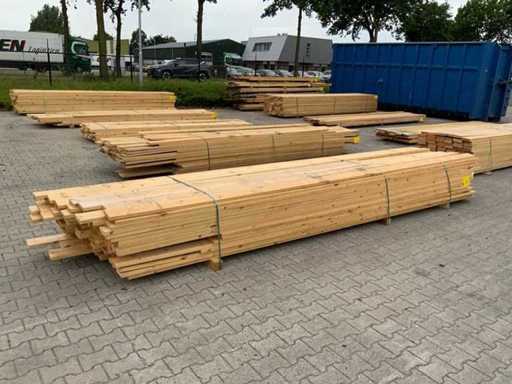 Fichtenregal 3800 bis 5100x120x28 mm ca. 130 Stücke