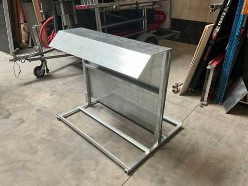 Inverter mounting frame flat roof (4x)
