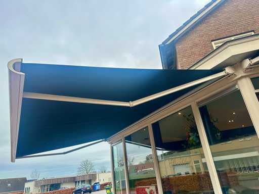 Gota - knikarm zonnescherm met afstandbediening (2x)