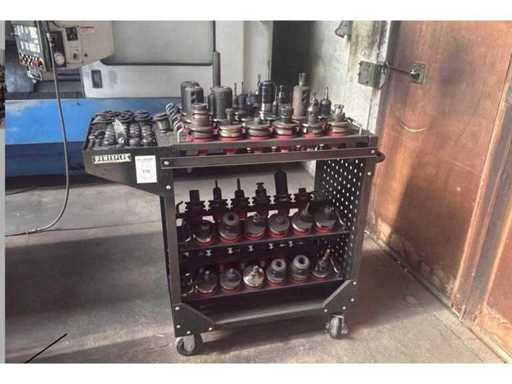 Rack mobile Powerplus avec porte-outils