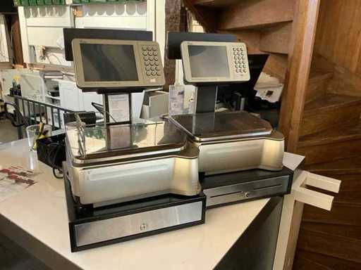 DIGI Benelux SM-5500EV Système de pesée de caisse enregistreuse (Faillite) (2x)
