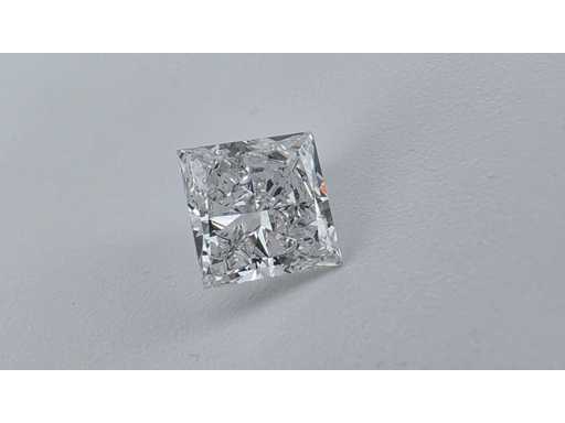 Diamant – ca. 2,40 Karat – Princess-Schliff-Diamant (zertifiziert)
