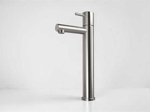 Fontana rialzata Hotbath Cobber Rubinetto in nichel spazzolato EH001