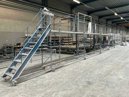 2-teilige mobile Arbeitsplattform