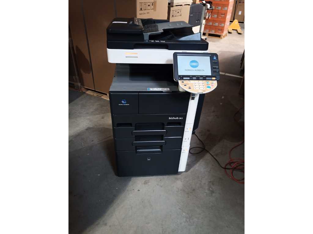 Konica Minolta  BizHub 363  Black & White Multifunction Printer