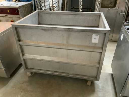 Stainless steel roll container