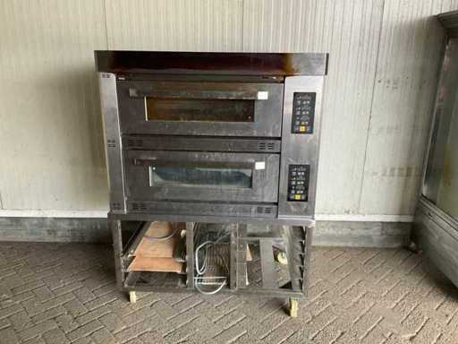 Cuptor de pizza MGE-2Y-4B cu bază