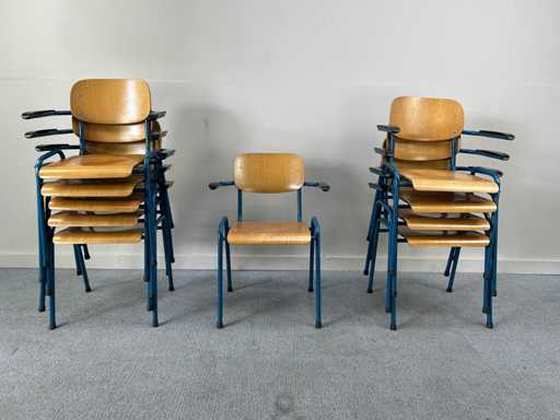 Chaise d’école - Chaise de cantine (10x)