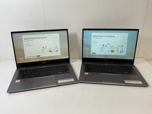 Acer CP514-1W 13,5", AMD Athlon Silver 3050C, 8 GB di RAM, 64 GB SSD TouchScreen ChromeBook (2x)
