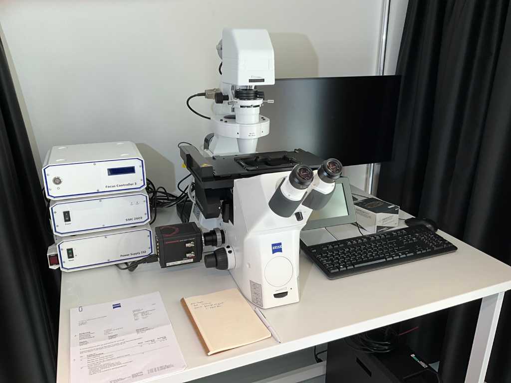 Microscope Zeiss Axio Observer 3/5/7 KMAT 2022 avec appareil photo numérique et ordinateur