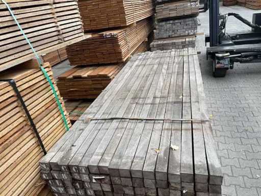 Poteaux Azobe finement sciés 2750x60x60mm (100x)