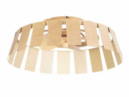 Forlight Madera LED IP44 ceiling fan with remote control