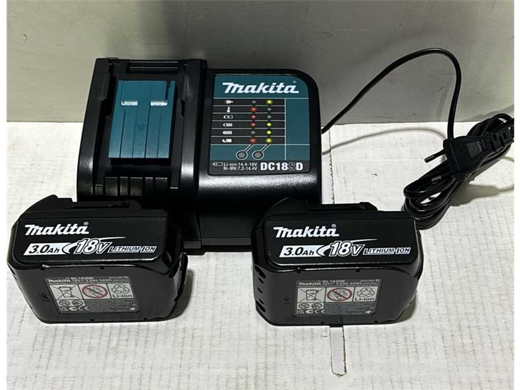 Makita - 3Ah - DC18SD - Starter set batteria