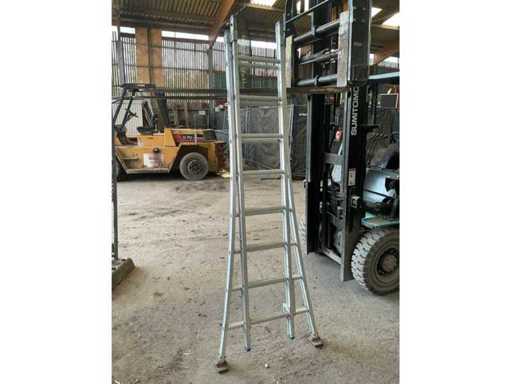 Échelle coulissante solide 2x8