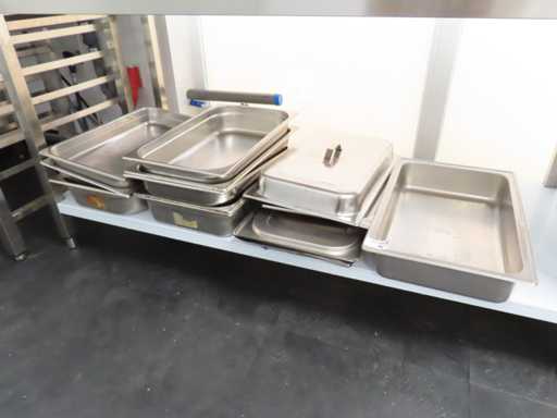 Partij RVS gastronorm bak GN bak 1/1