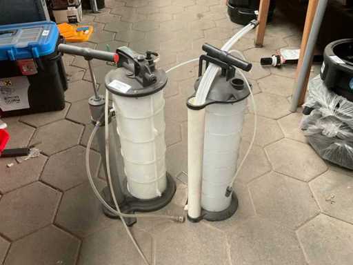 Handmatige vloeistofpomp (2x)
