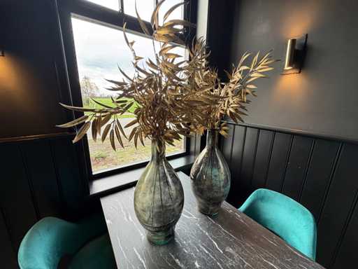 Vază cu flori artificiale (2x)