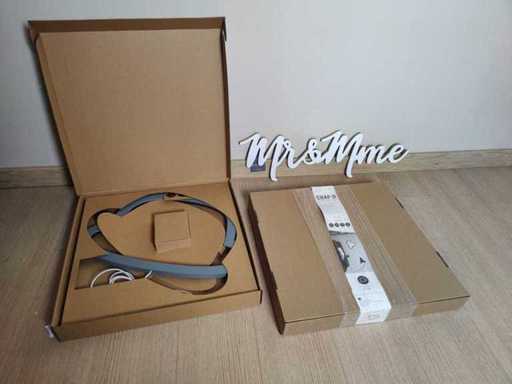 Éclairage mural Homme et femme - Texte mural