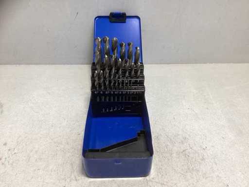 Ensemble de perceuses métalliques HSS BKW HSS - 25 pièces