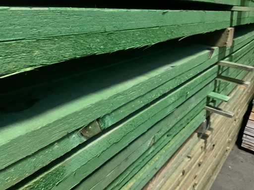 RND wooden beams/planks 4.20 meters length (90x)